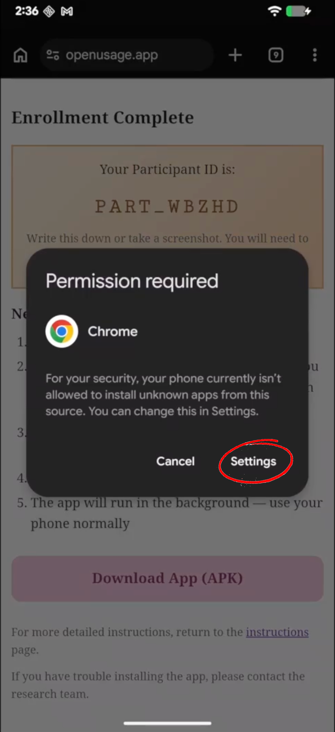 Enable sideloading 1